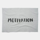 Black Text Kitchtuch Geschirrtuch (Horizontal)