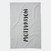 Black Text Kitchtuch Geschirrtuch (Vertikal)