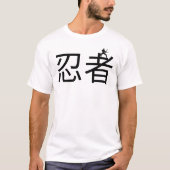 Black Text Ninja T-Shirt (Vorderseite)
