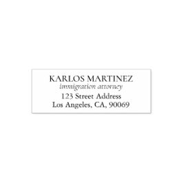 Black Text On Beige Linen Immigration Attorney 2 Permastempel