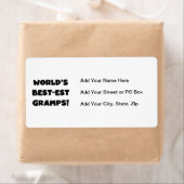 Black Text World's Best Gramps Geschenke (Insitu)