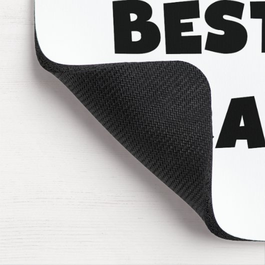 Black Text World's Best Gramps Geschenke Mousepad (Ecke)