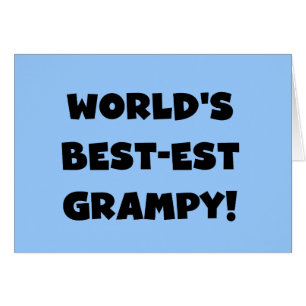 Black Text World's Best Grampy Geschenke