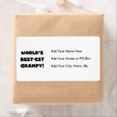 Black Text World's Best Grampy Geschenke (Insitu)