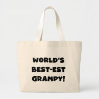 Black Text World's Best Grampy Geschenke