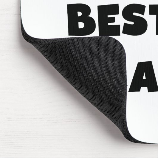 Black Text World's Best Grampy Geschenke Mousepad (Ecke)