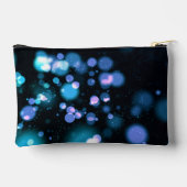 Black & Tha Smoke Moderne Abstrakt Zubehörtasche (Rückseite)