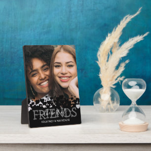 Black The Best Friends Foto Fotoplatte