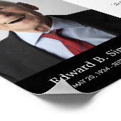 Black The Light bleibt das Foto der Beerdigung Poster (Ecke)