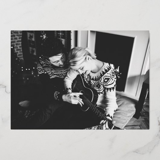 Black The Night Before Script Probe Dinner Folieneinladung (Rückseite)