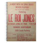 Black Theater | LeRoi Jones Spiral Photo Notebook Notizblock (Vorderseite)