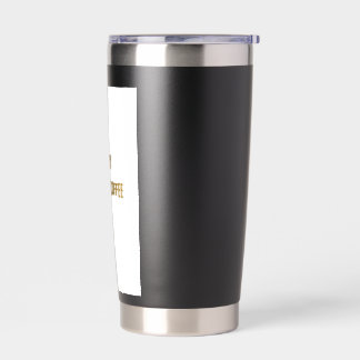 Black thermal tumbler thermobecher