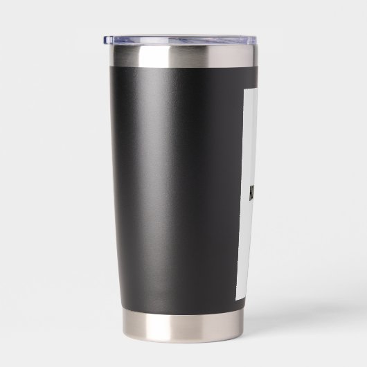 Black thermal tumbler  thermobecher (Rechts)