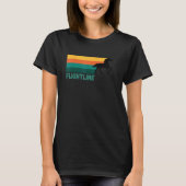 Black Thoroughbred Racing Del Mar Sa T-Shirt (Vorderseite)