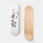 Black-Throated Blue Warbler Audubon Bird Lover Skateboard (Vorderseite)