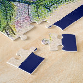 Black Throated Blue Warbler großes Puzzle (Seite)