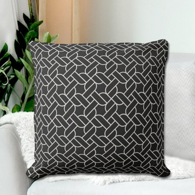 Black Throw Pillow Kissen (Von Creator hochgeladen)