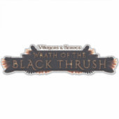 Black Thrush Aufkleber (Vorderseite)