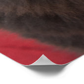 Black Tibetan Mastiff Poster (Ecke)