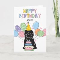 Black Tibeter Terrier Dog Birthday Party