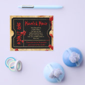 Black Ticket Blood Spritzer Spuk House Flyer (Einzeln)