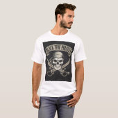 Black-Tide-Piratenflagge T-Shirt (Vorne ganz)