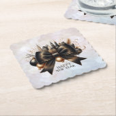 Black Tie New Year with Global Flair Untersetzer (angewinkelt)