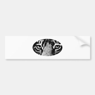 Black Tiger Eyes The MUSEUM Zazzle Geschenke Autoaufkleber