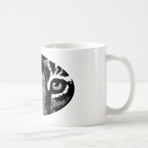 Black Tiger Eyes The MUSEUM Zazzle Geschenke Kaffeetasse
