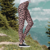 Black Tiger Print Leggings