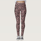 Black Tiger Print Leggings (Vorderseite)