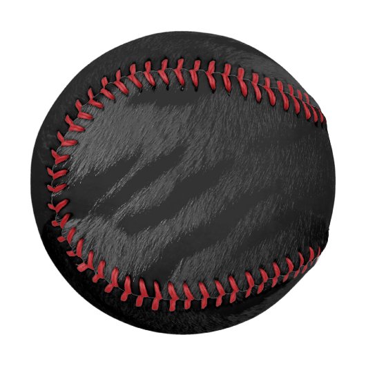 Black Tiger Skin Print New Baseball (Vorderseite Links)