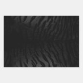 Black Tiger Skin Print New Geschenkpapier Set (Vorderseite)