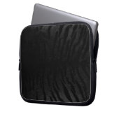 Black Tiger Skin Print New Laptopschutzhülle (Vorderseite Links)