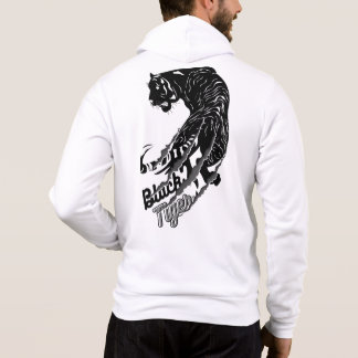 Black Tiger Vector Art mit schwarzem Tiger Text Hoodie
