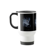 BLACK TIMBER WOLF Wildlife Gift Tasse