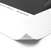 Black Tip Reef Shark Poster (Ecke)