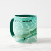 Black Tipp Reef Shark Moorea Kaffeepause Tasse (Vorderseite Links)