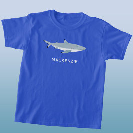 Black Tipped Reef Shark Personalisierter Name T-Shirt