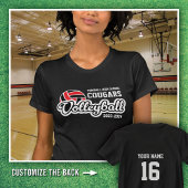 Black Tomball High Cougars Volleyball 2023-2024 T-Shirt