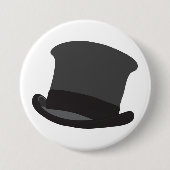 Black Top Hat Button (Vorderseite)