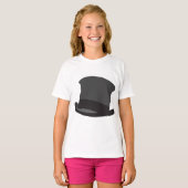 Black Top Hat Girls T - Shirt (Vorne ganz)