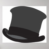 Black Top Hat Poster (Vorne)
