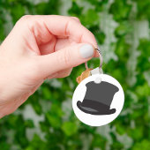 Black Top Hat Schlüsselanhänger