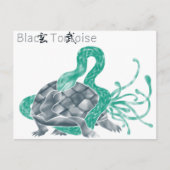Black Tortoise Postkarte (Vorderseite)