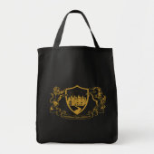Black Tote Bag Tragetasche (Vorne)