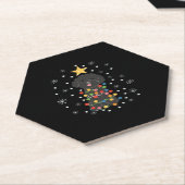 Black Toy Poodle Christmas Tree Klassischer T - Sh Untersetzer (angewinkelt)