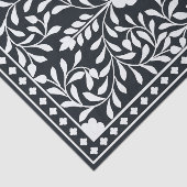 Black Traditional Bone Inlay Decoupage Paper Seidenpapier (Ausschnitt)