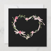 Black Traditional Happy Birthday Card (Rückseite)