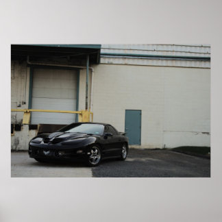 Black Trans Am Poster